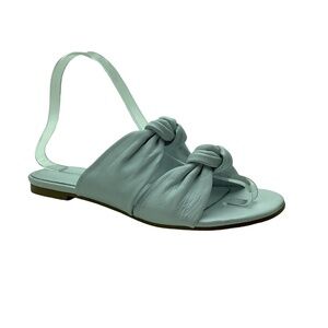 Mara & Mine Leather Slide Sandals Size: 7